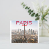 EIFEL TOWER PARIS, FRANKRIJK (TOSIN GBADAMOSI) BRIEFKAART (Staand voorkant)