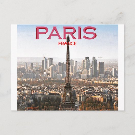 EIFEL TOWER PARIS, FRANKRIJK (TOSIN GBADAMOSI) BRIEFKAART (Voorkant)