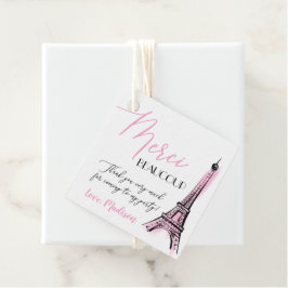 Eifel Tower Paris Parisian Birthday Dank je Bedankjes Labels