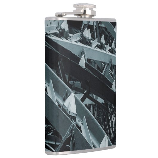 Eifel Tower Paris Steel en sky Flask Heupfles (Rechts)