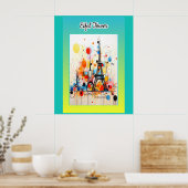 Eifel Tower Poster (Keuken)