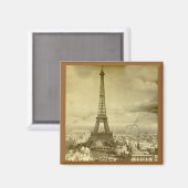 Eifeltoren Parijs Frankrijk 1889 Magneet (Voorkant / Achterkant)