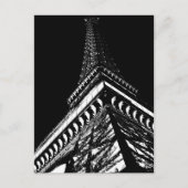 Eiffel bij nacht briefkaart (Voorkant)