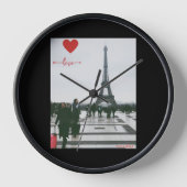 Eiffel hart liefde klok (Voorkant)
