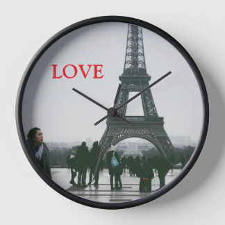 Eiffel hart liefde klok