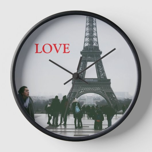 Eiffel hart liefde klok (Voorkant)