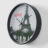 Eiffel hart liefde klok (Hoek)