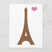 Eiffel in liefde... briefkaart (Voorkant)