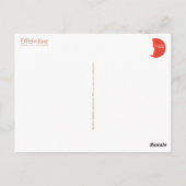 Eiffel in liefde... briefkaart (Achterkant)