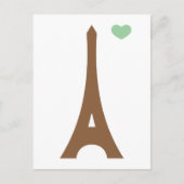Eiffel in liefde... briefkaart (Voorkant)