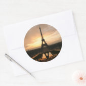 eiffel ronde sticker (Envelop)