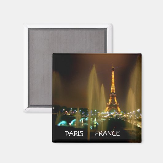 EIFFEL 'S NACHTS MAGNEET (Voorkant / Achterkant)