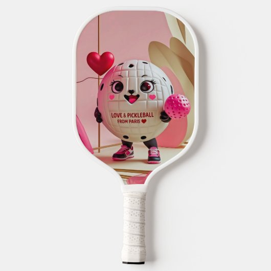 Eiffel Smash – Paris Pickleball Design Paddle (Achterkant)