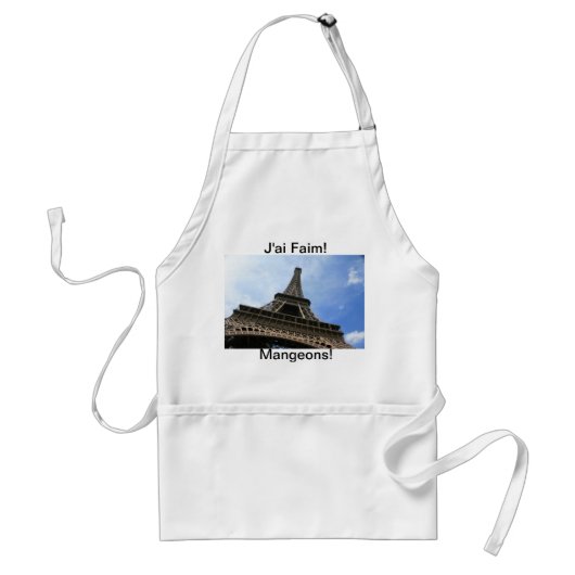 Eiffel Tower Apron Standaard Schort (Voorkant)