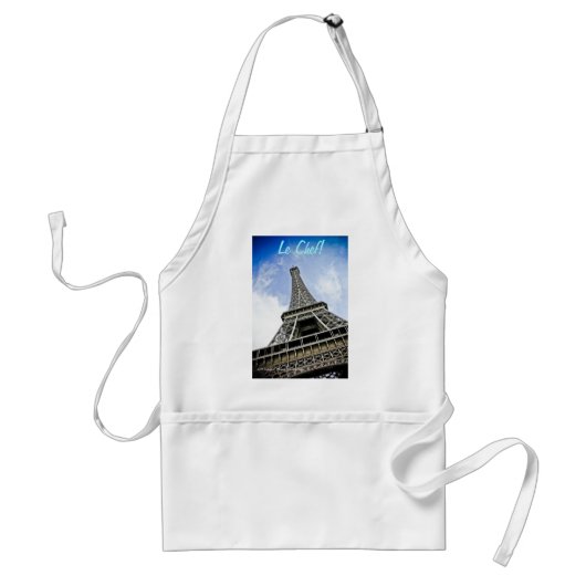 Eiffel Tower Apron Standaard Schort (Voorkant)