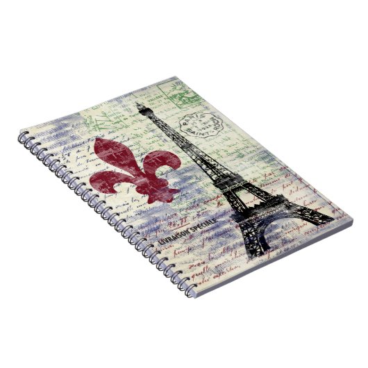 Eiffel Tower Art-laptop Notitieboek (Rechterzijde)