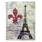 Eiffel Tower Art-laptop Notitieboek (Voorkant)