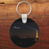 Eiffel Tower at Night Keychain (Achterkant)