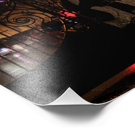 Eiffel Tower Avenue Rapp Foto Afdruk (Hoek)