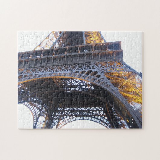 Eiffel Tower Base, Parijs Frankrijk Legpuzzel (Horizontaal)