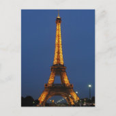 Eiffel Tower Beauty Briefkaart (Voorkant)