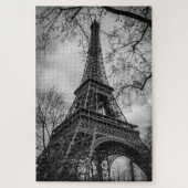 Eiffel Tower Black & White Puzzle Legpuzzel (Verticaal)