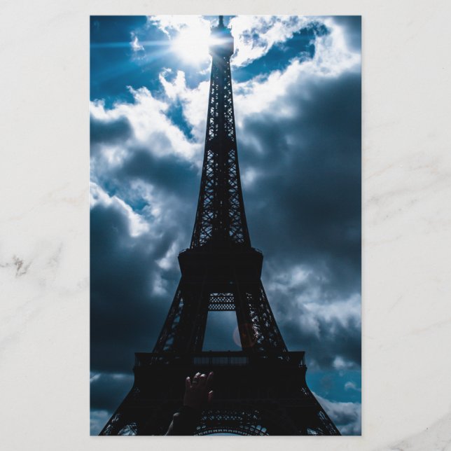 Eiffel Tower Blue Night (Voorkant)
