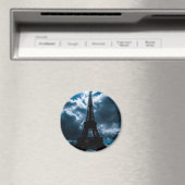 Eiffel Tower Blue Night Magneet (Insitu (Vaatwasser))