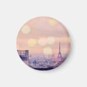 Eiffel Tower Bokeh Montmartre Photo Magnet (Voorkant)