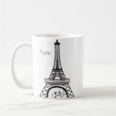 Eiffel Tower Bonjour Paris Mok (Links)