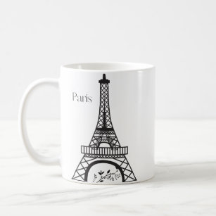 Eiffel Tower Bonjour Paris Mok