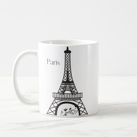 Eiffel Tower Bonjour Paris Mok (Links)