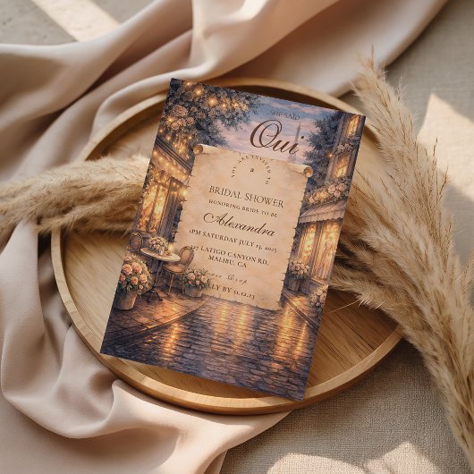 Eiffel Tower Bridal Shower Kaart