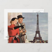 Eiffel Tower Briefkaart (Voorkant / Achterkant)