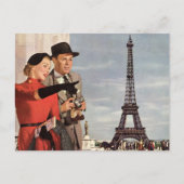 Eiffel Tower Briefkaart (Voorkant)