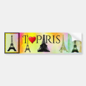 Eiffel Tower Bumpersticker (Voorkant)