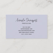 Eiffel Tower Butterflies and Flowers Business Card Visitekaartje (Achterkant)