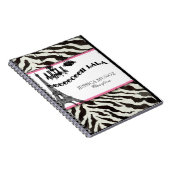 Eiffel Tower Chandelier Personalized Journal Notitieboek (Rechterzijde)