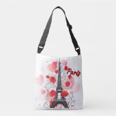 Eiffel Tower Cross Body Bag Crossbody Tas (Voorkant)