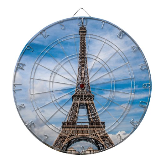 Eiffel Tower Dart Board Dartbord (Voorkant)