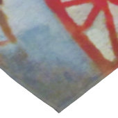 Eiffel Tower Delaunay Abstracte Cubist Painting Tafelkleed (Gekanteld)