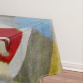 Eiffel Tower Delaunay Abstracte Cubist Painting Tafelkleed (Voorbeeld)