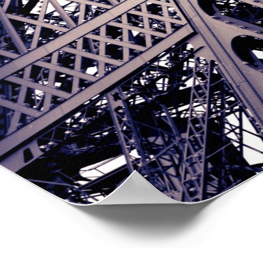 Eiffel Tower Detail, Parijs, Frankrijk Poster (Hoek)