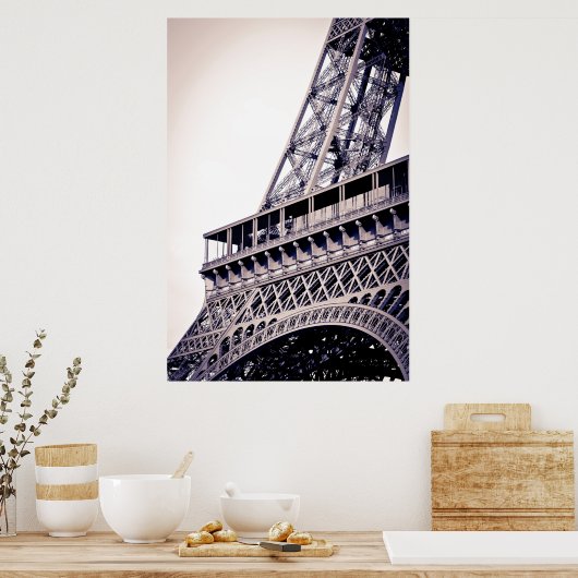Eiffel Tower Detail, Parijs, Frankrijk Poster (Keuken)