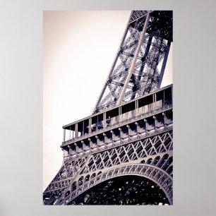 Eiffel Tower Detail, Parijs, Frankrijk Poster