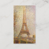 Eiffel Tower door Georges Pierre Seurat Visitekaartje (Achterkant)