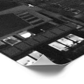 Eiffel Tower en Street Scene Poster (Hoek)