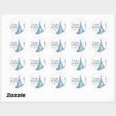 Eiffel Tower Envelope Seal Sticker (Vel)