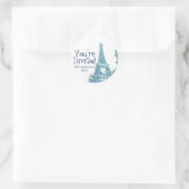 Eiffel Tower Envelope Seal Sticker (Tas)