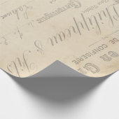 Eiffel Tower Ephemera 60 lb ontkoppelpapier Cadeaupapier (Hoek)